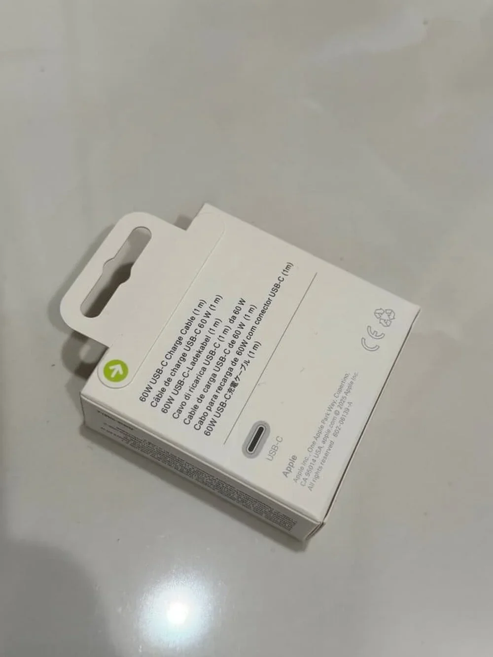 Apple USB-C Charge Cable 60 W 1M Length